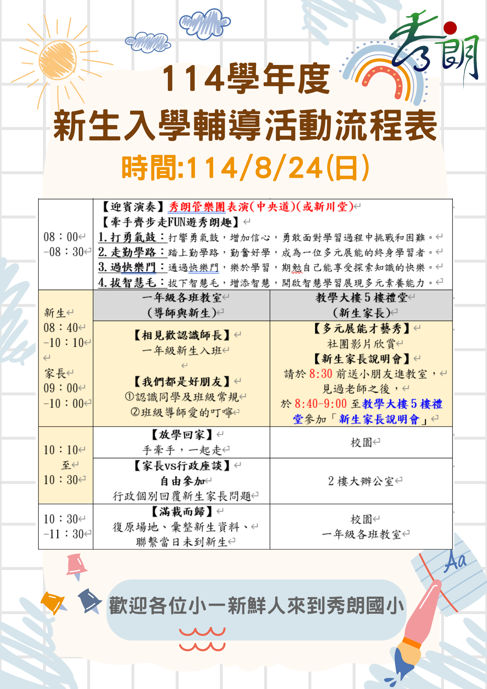 新生入學輔導日