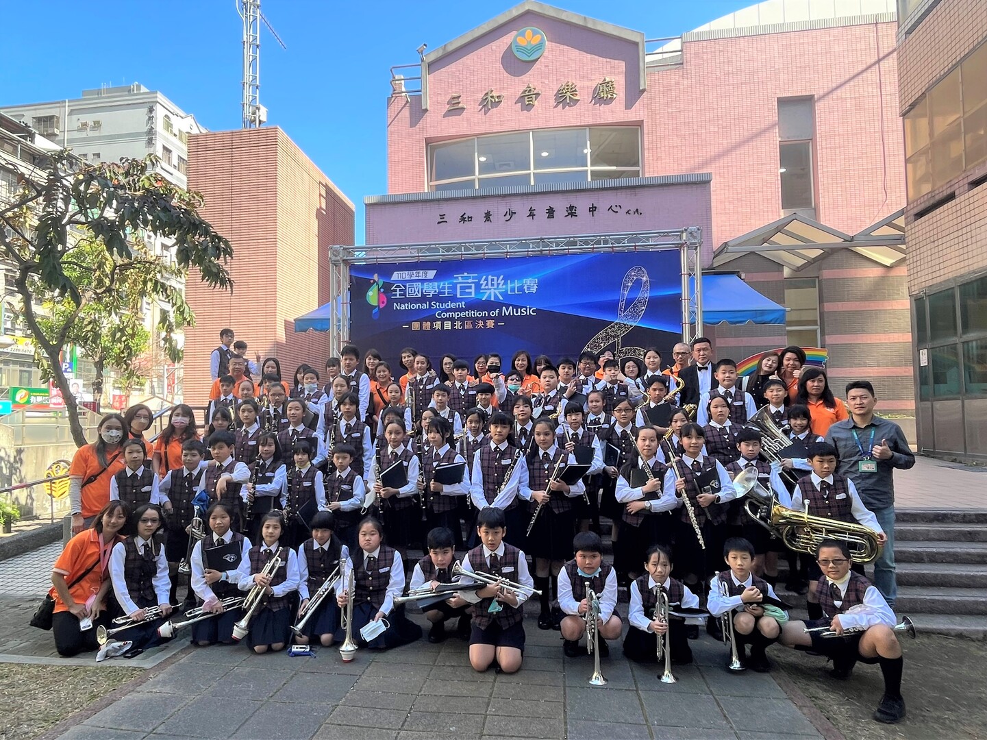 管樂團參加全國學生音樂比賽